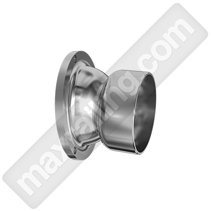 Стенен фланец с променлив ъгъл за тръба Ø50мм. Елоксиран алуминий.